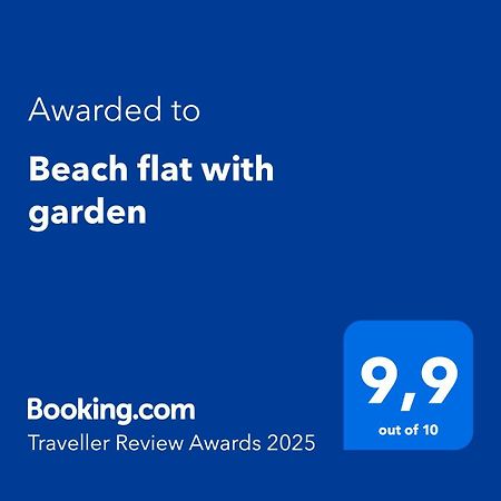 Beach flat with garden Castelldefels Exterior foto